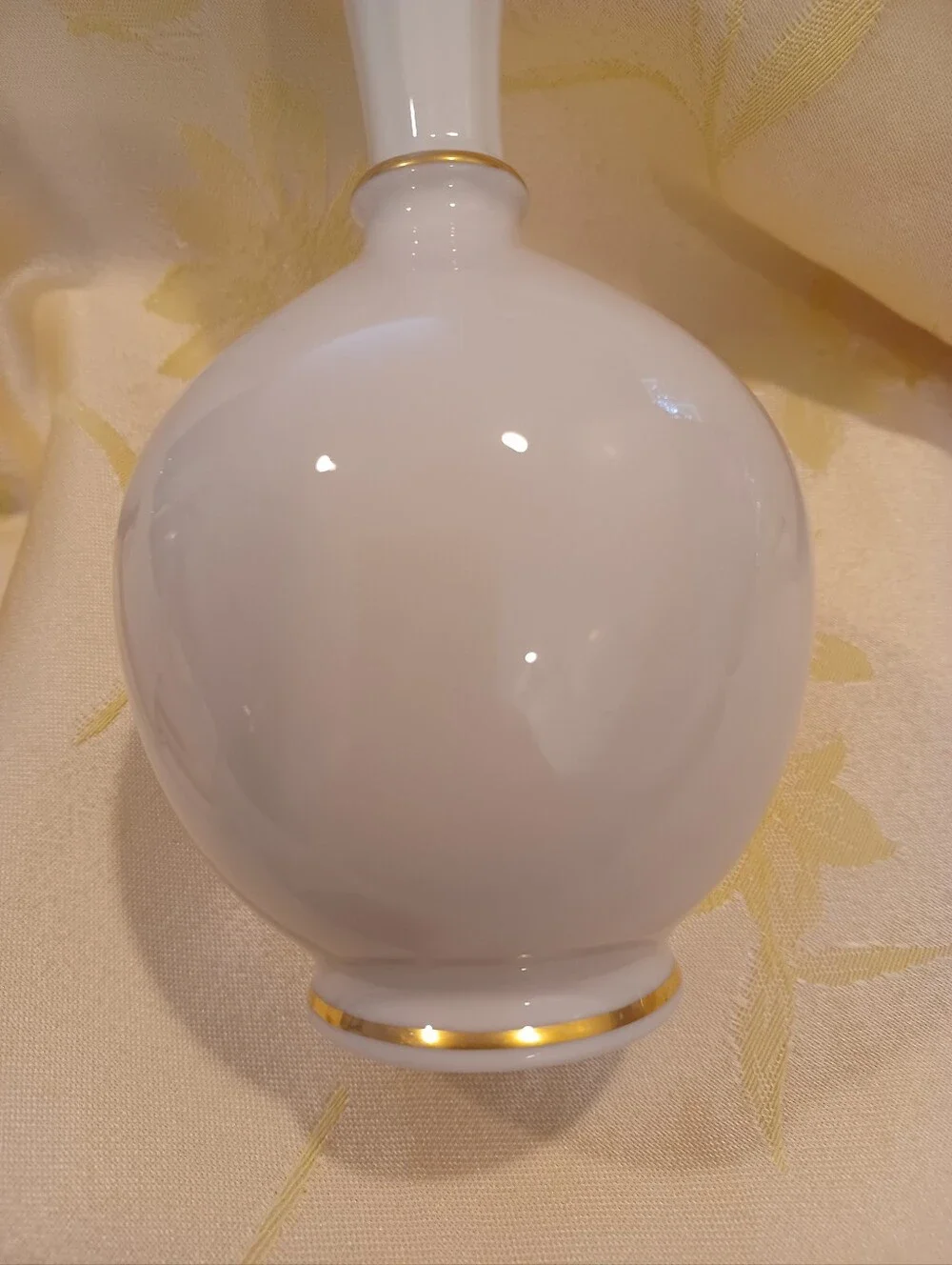 Lenox Pink Rose Bud Vase Porcelain